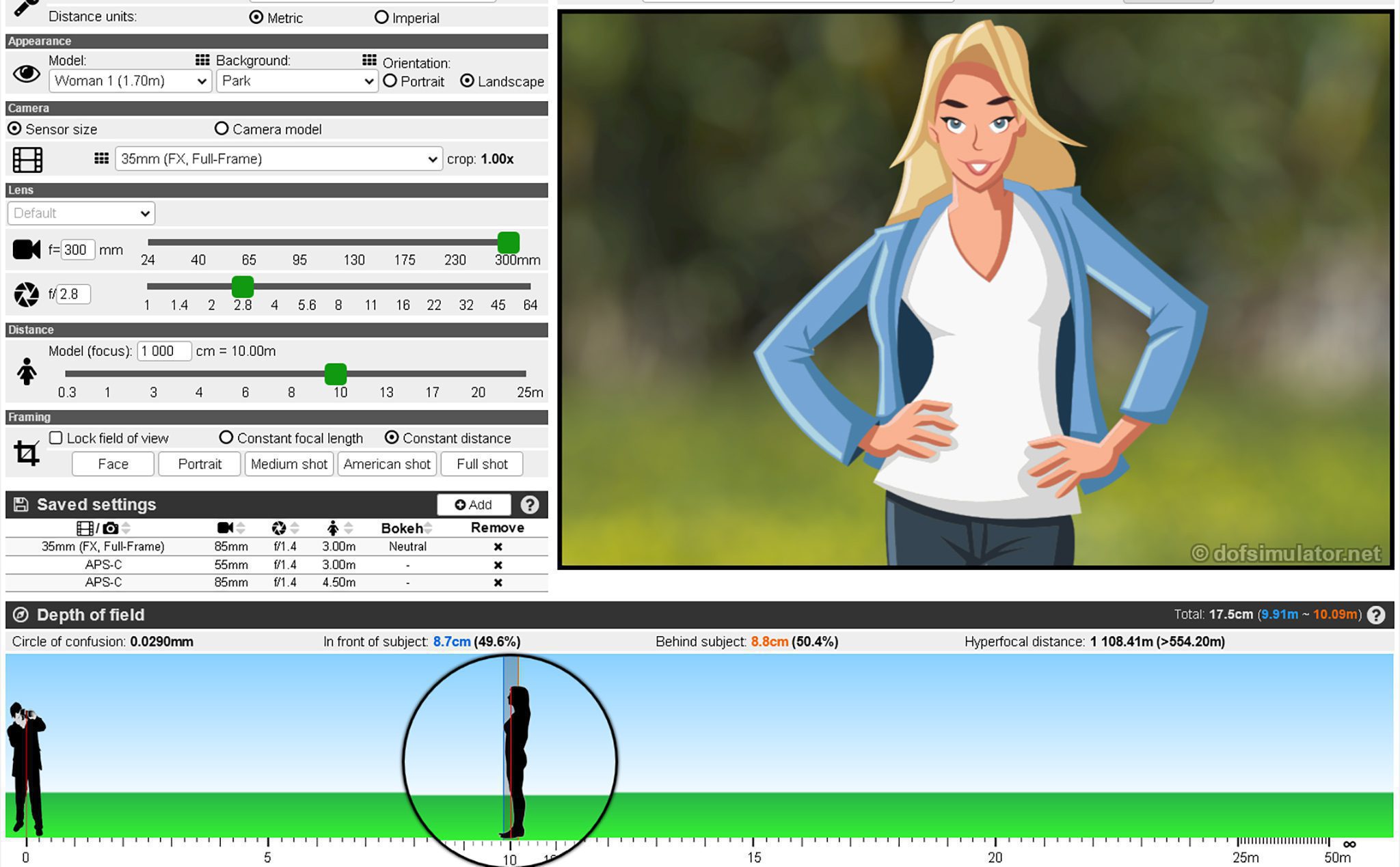 Học chụp ảnh – Dof Simulation